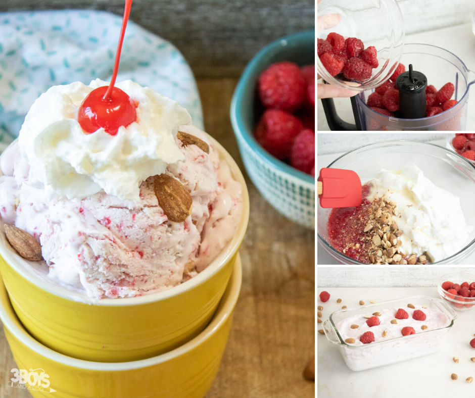 Raspberry Almond Ice Cream: Summer Taste Year-Round Delight